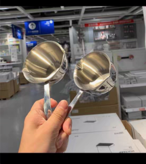 包邮【老板自用款漂亮】不锈钢量勺小锅316...