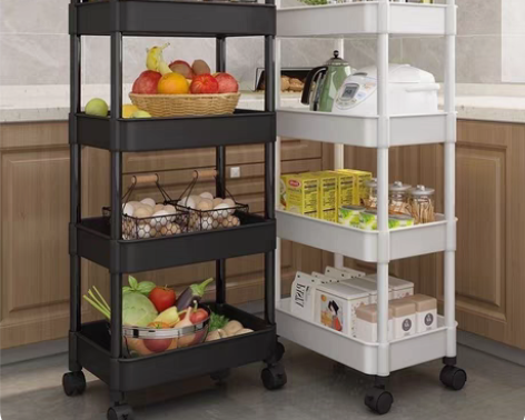 包邮【包邮包邮】闲置(全新)小推车置物架 ...