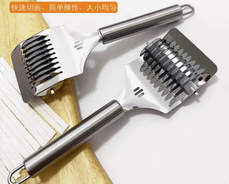 包邮面条切不锈钢切面器手动切面刀多功能切葱...