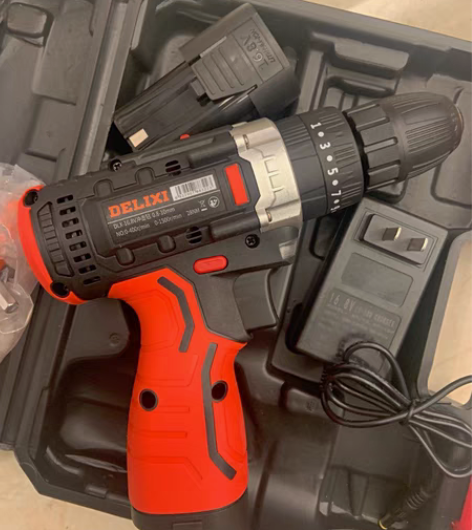 包邮德力西锂冲击钻  可以平钻  可以冲击...