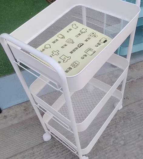 包邮【全新包邮】美容推车移动美甲美发家用厨...