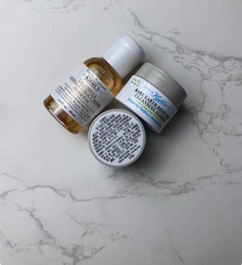 科颜氏白泥,金盏花水(小样试用装)实体店试...