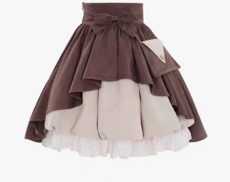 转卖【全网最低价】炭团小熊邮差 SK花苞裙...