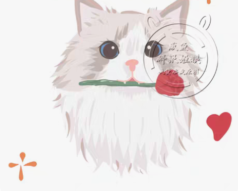 【标价~】q版手绘宠物头像定制小动物画像定...