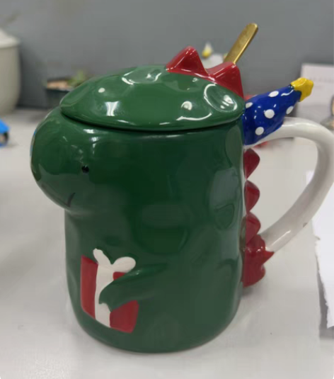 圣诞恐龙马克杯 感兴趣的话点“我想要”和我...