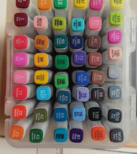 包邮正品touch马克笔套装双头绘画彩色美...