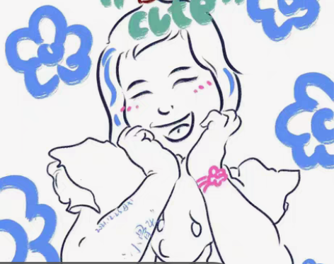 包邮甜酷风的妹妹不考虑来一个嘛 偏可爱！！...