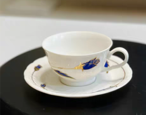 日本MINO CERAMIC美浓烧｜描金蓝...