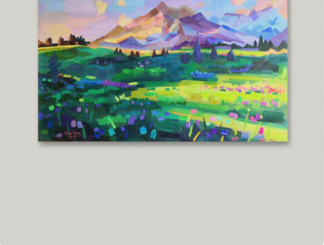 包邮60*90原创油画 后印象主义风格油画...