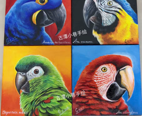 包邮手绘油画，尺寸60*90cm，竹林深处...