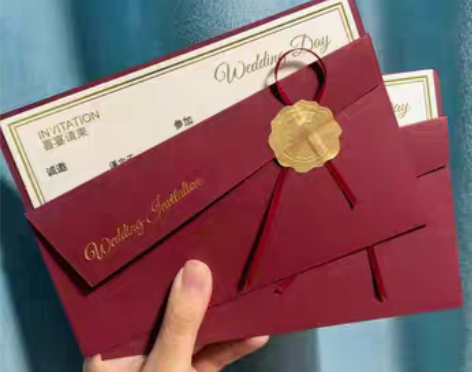 转卖MOSES婚礼卡片新婚请帖ins风小众...