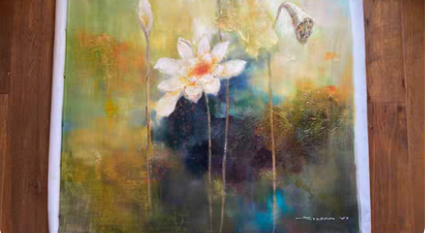 当代画家油画代表作，80*80cm 感兴趣...