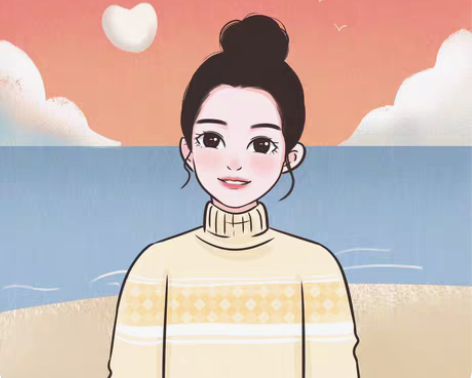 包邮婚礼请柬卡通|人形立牌手绘|小众微头像...