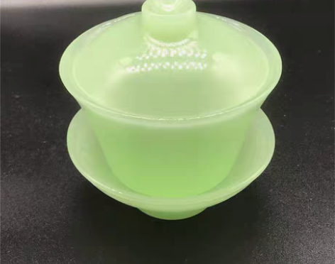 包邮玉石功夫茶茶碗套装古典玉雕茶杯茶具玉器...