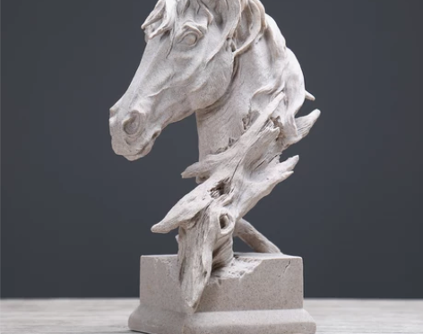 转卖北欧现代创意马头摆件家居饰品工艺品客厅...