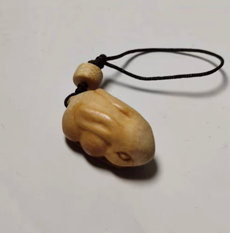 包邮实心竹雕刻把玩件 【规格】：宽17－2...