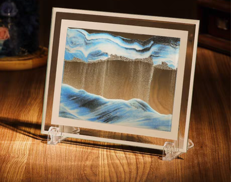 转卖3D玻璃流沙画 时光沙漏创意 生日礼物...
