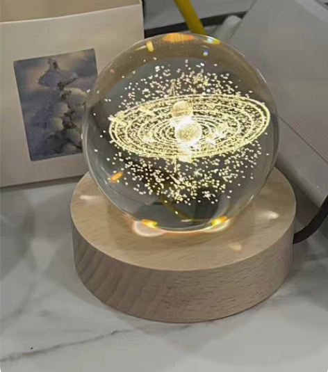 包邮全新宇宙系列水晶球小夜灯，10.9元包...