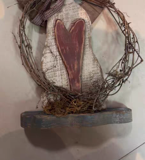 艺术家天使摆台 木制摆件 蛋炒饭家买来的...