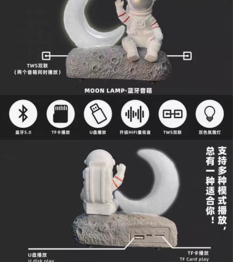 包邮99新太空人蓝牙音响 新款蓝牙音箱,L...
