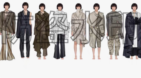 服装效果图、AI款式图、PS排版、马克笔时...