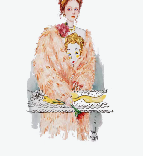 服装手绘效果图代画，考研服装手绘定稿代画，...