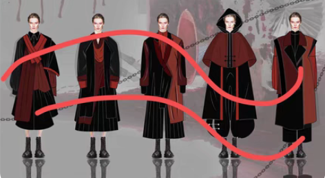 服装效果图 服装款式图 服装线稿 服装草图...