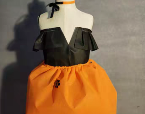 转卖尹设计  儿童潮风环保材料抹胸服装 舞...