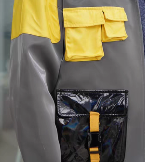 服装设计机能风套装成衣 外套+裤子 机缝未...