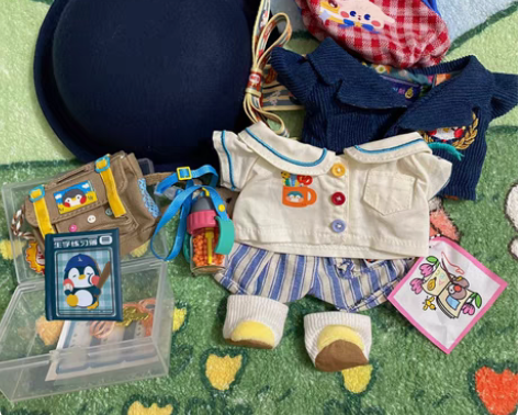 包邮【出】日山鹅鹅小学生套装20cm 棉花...