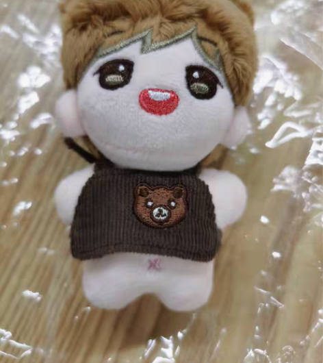 10cm裸娃奶盖熊现货海星体 裸娃?口水兜...