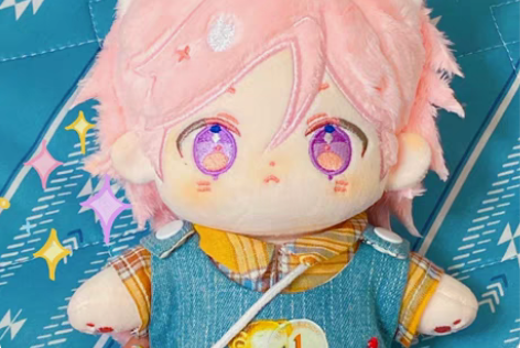 包邮借图出樱河琥珀棉花娃娃20cm 琥珀j...