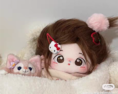 包邮出棉花娃娃虫虫 无骨 全新 没有剪刘海...