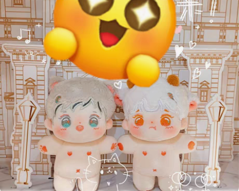 借图出张真源属性10cm海星体对娃真吱吱、...