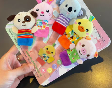 转卖婴幼儿讲故事毛绒玩具 新生儿宝宝动物手...