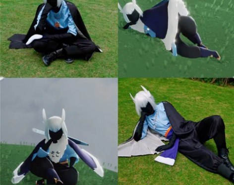 转卖光遇蓝棉裤搓澡巾衣服大全套 有上衣裤子...