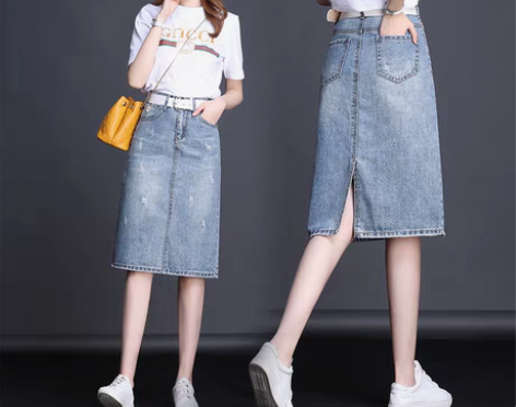 转卖半身裙女夏季2019新款韩版春季浅色开...