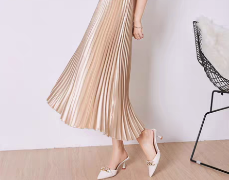 转卖纯色缎面半身裙女2022春夏新款高腰a...