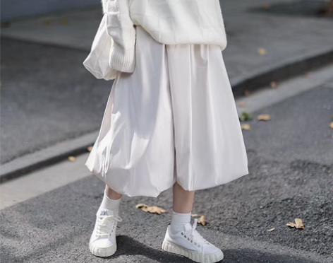 转卖艺野系 日系山本风蓬蓬花苞裙女高腰a字...