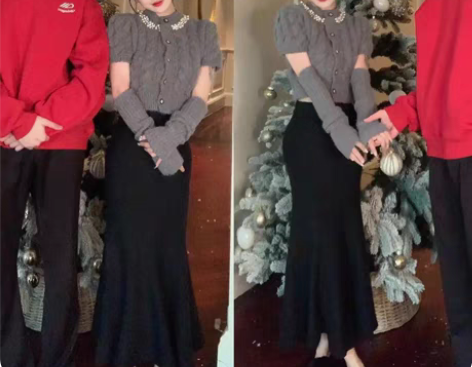 包邮显瘦鱼尾裙 一次未穿 全新 感兴趣的话...