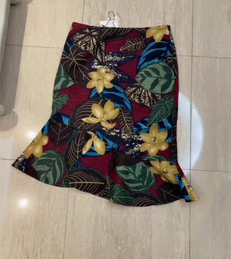 包邮全新印花包臀裙花苞裙裹裙 全新带吊牌 ...