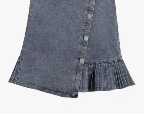 转卖牛仔短裙包臀裙鱼尾裙 仅试穿，水洗过 ...