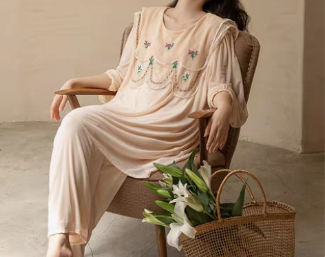 转卖【年货价】族玛士莫代尔睡衣女春秋季公主...