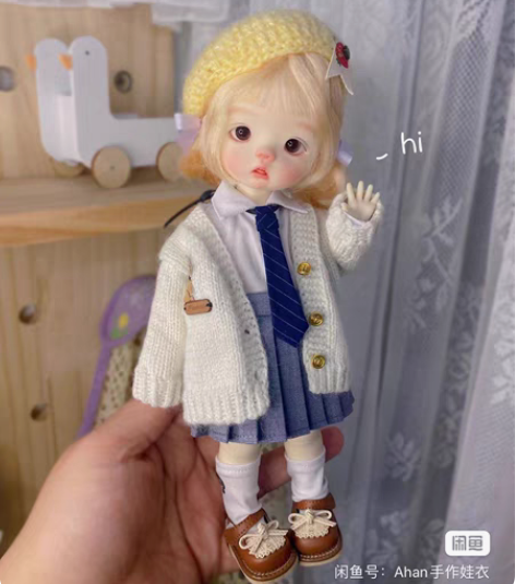 包邮包邮 学院风套装bjd小六分 状态好 ...
