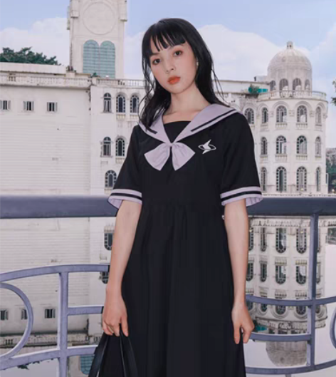 包邮迷路森林原创-恋月-jk制服裙百搭收腰...