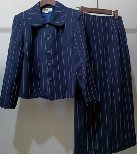 春秋 套裙套装 薄款 老式套裙 衣长55厘...