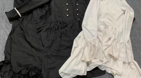 包邮三町目 夏尔 礼服 s码 衣服+假发+...