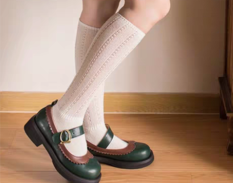 包邮cuteq 茜云学园小皮鞋 绿色36码...