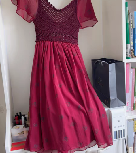 全新 民族风裙子 实物如图 买来没穿过 包...