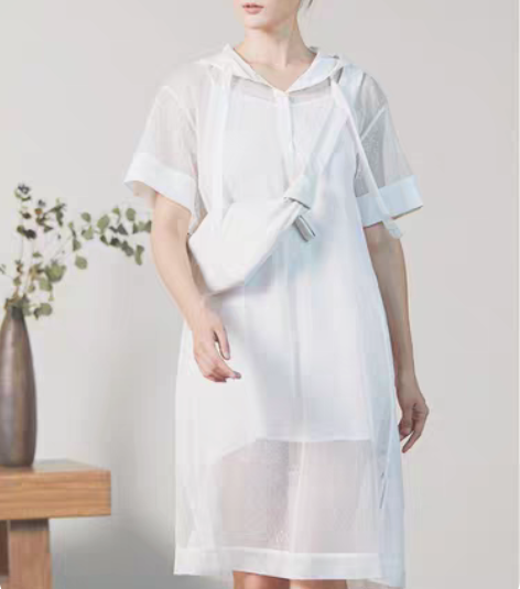 运动风无袖背心超长连衣裙，建议身高165以...